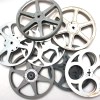 400ft Metal Reels for 16mm Movie Film, Mixed Brands