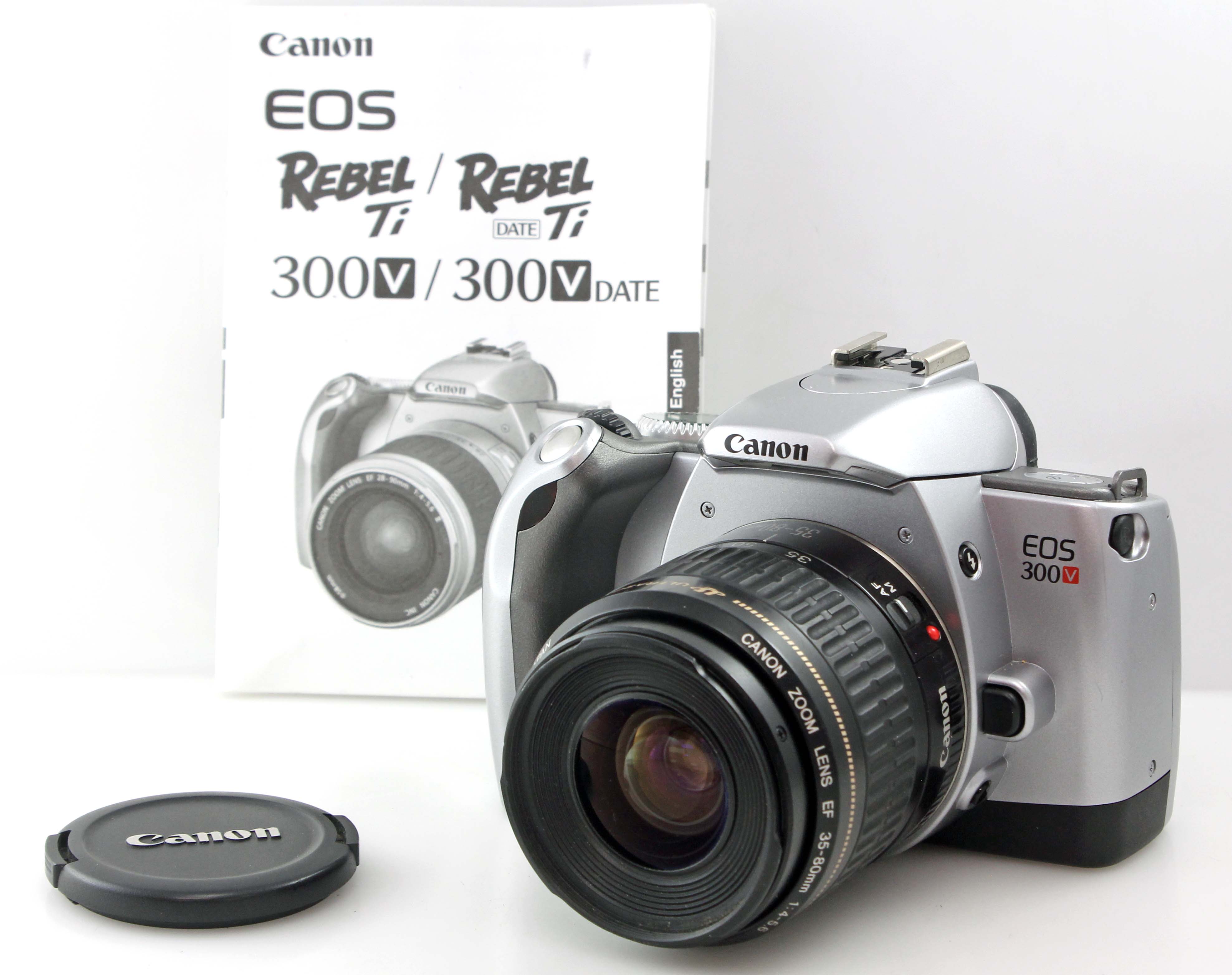 Canon EOS 300v 35mm Film AF SLR Camera with EF 35-80mm f4-5.6 Zoom Lens