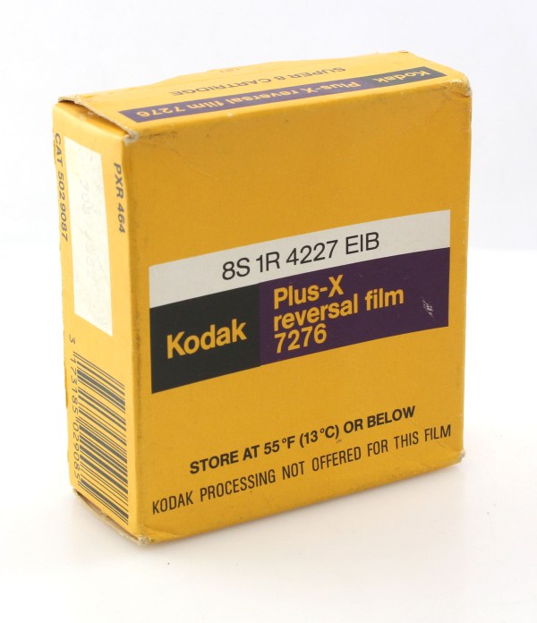 Kodak Plus-X Reversal Film 7276 - Super 8 -15m - Black & White Film - Expired