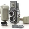 Rolleiflex Grey Baby 4x4 TLR Camera for 127 Film. With Hood, Cap and Case