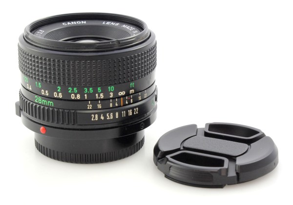 Canon FD 28mm f2.8 Prime Wide Angle Lens - FD mount - Great Condition