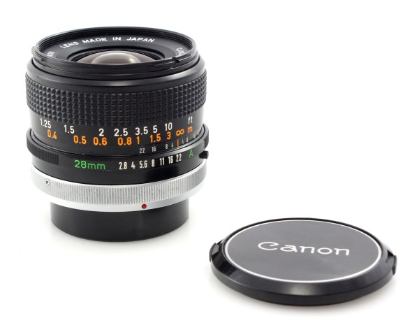 Canon FD Breachlock 28mm f2.8 Prime Wide Angle Lens - FD mount - Great Condition