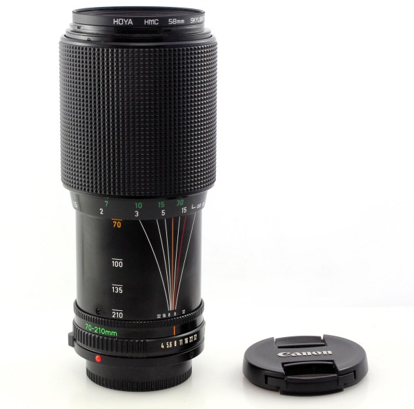 Canon 70-210mm f/4 Macro Zoom Lens - FD Mount for A1 F1n AE1 AV1 AT1 T50 T60 T70 T90