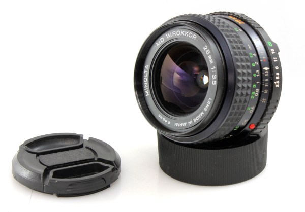 Minolta 28mm F3.5 Wide Angle Lens  - MD fit mount - Excellent condition