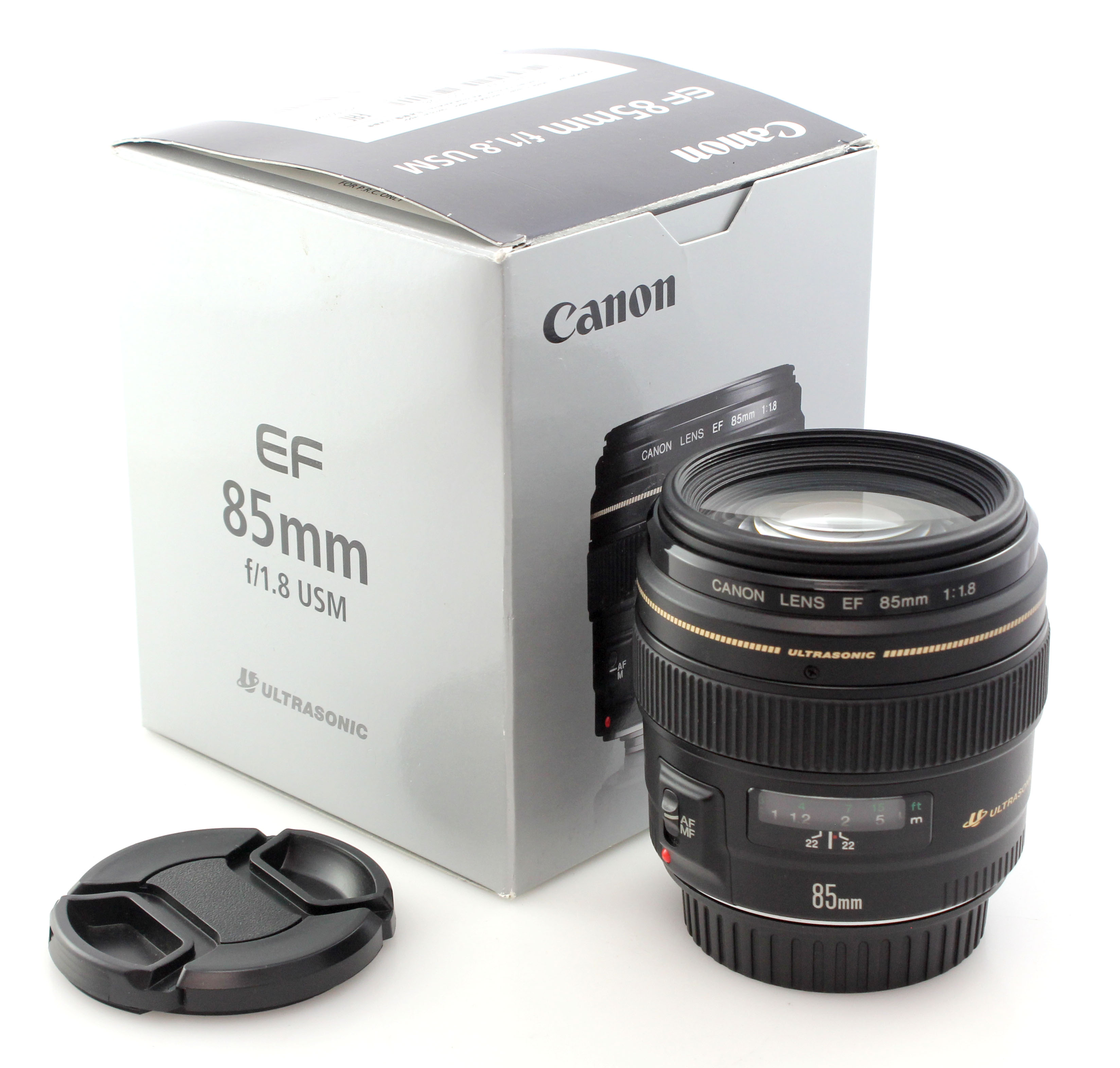 Boxed Canon EF 85mm f1.8 USM Prime Lens - Canon EF Mount - Excellent Condition