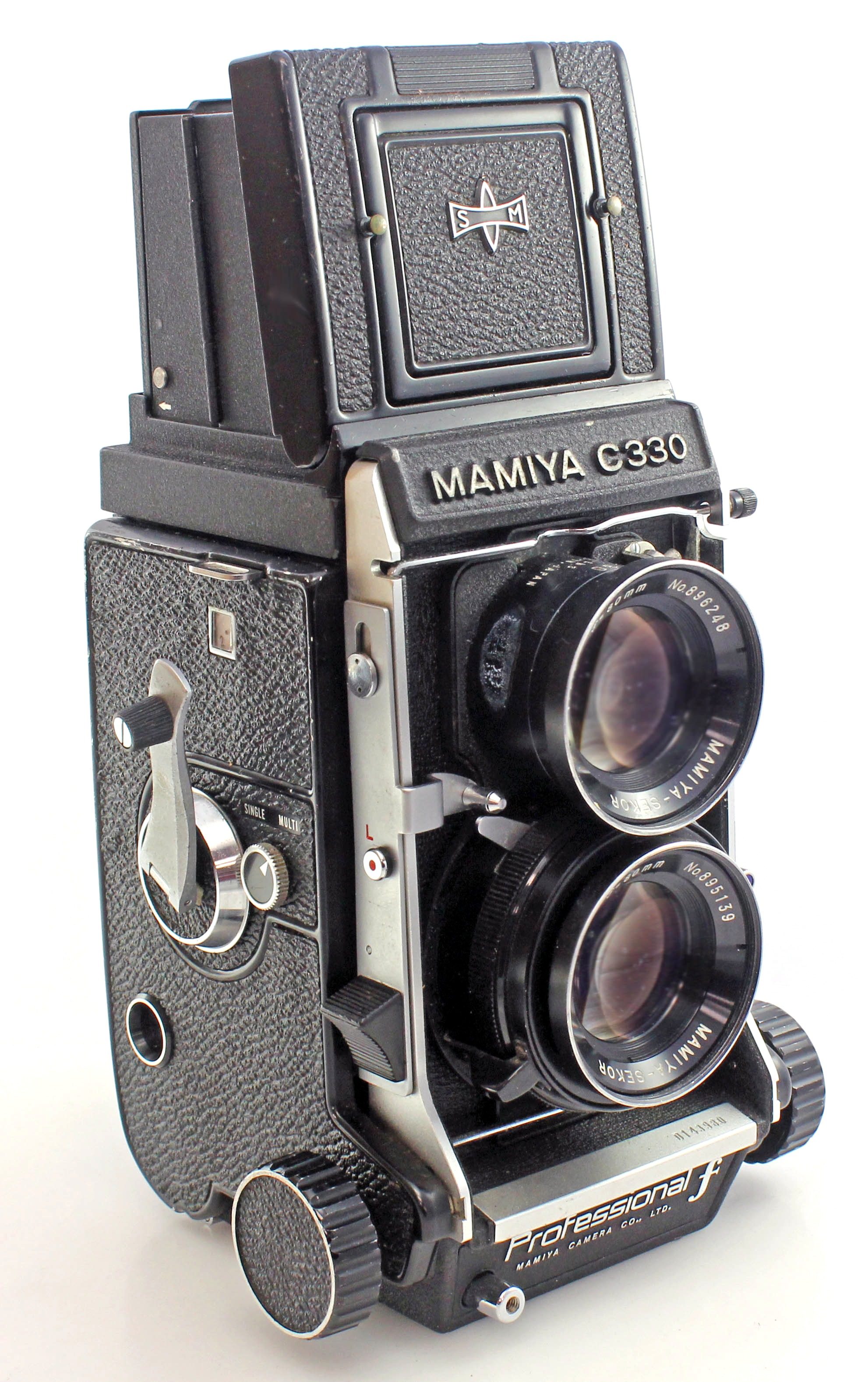 Mamiya C330 Professional F TLR Medium Format Camera W/ Blue Dot