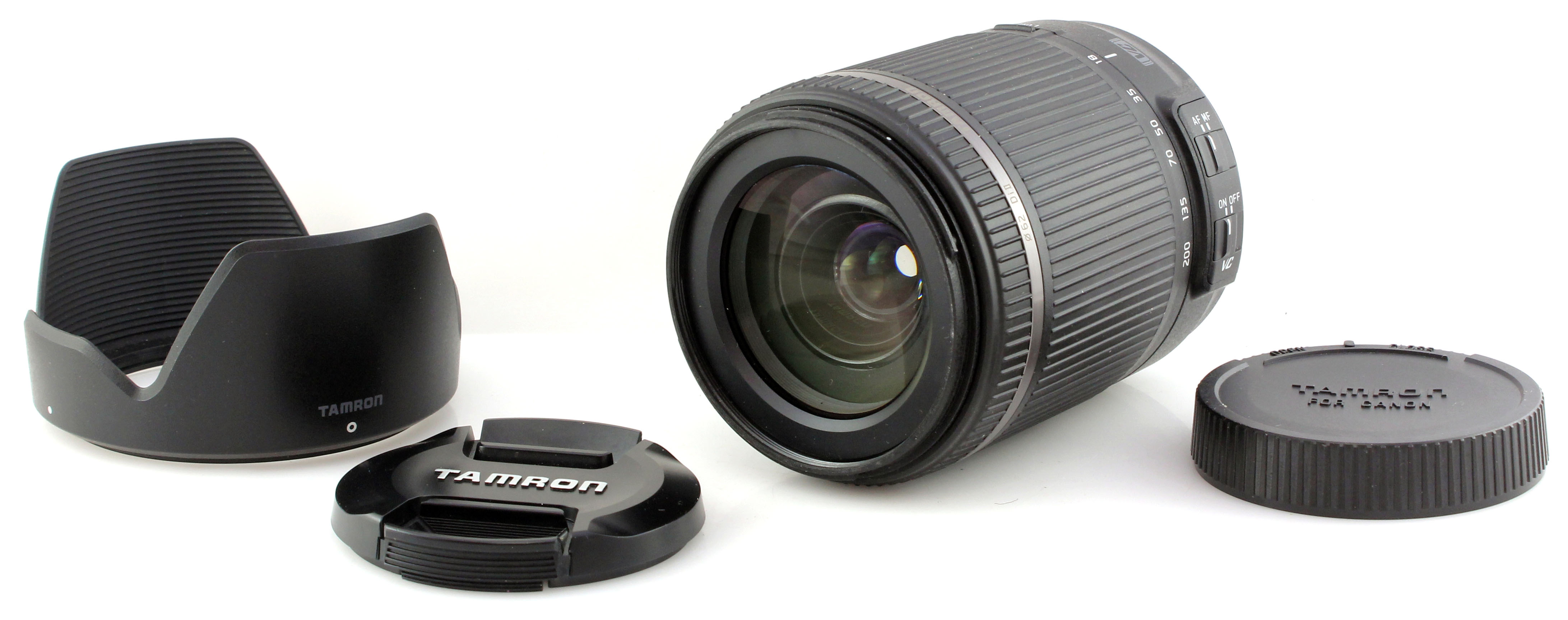 Tamron AF 18-200mm f/3.5-6.3 DX Di II VC Canon EOS EF-S DSLR crop fit