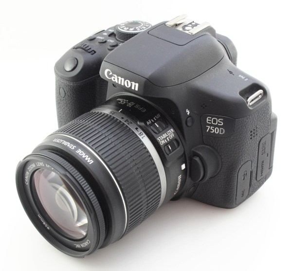 Canon EOS 750D 24.2 MP DSLR Camera w/ EF-S 18-55mm f3.5-5.6 IS Zoom Lens
