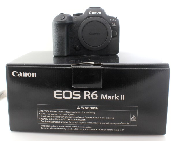 Boxed Canon EOS R6 Mark II 24.2 Full Frame Mirrorless Camera Body - Mint