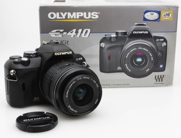 Olympus E-410 Four Thirds Camera with Zuiko 17.5-45mm f/3.5-5.6 Zoom Lens