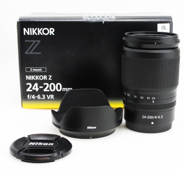 Nikon Z Nikkor 24-200mm f/4-6.3 VR Zoom Lens- Excellent - Boxed