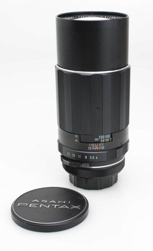 Pentax Super Takumar 200mm f/4 Prime Telephoto Lens  - M42
