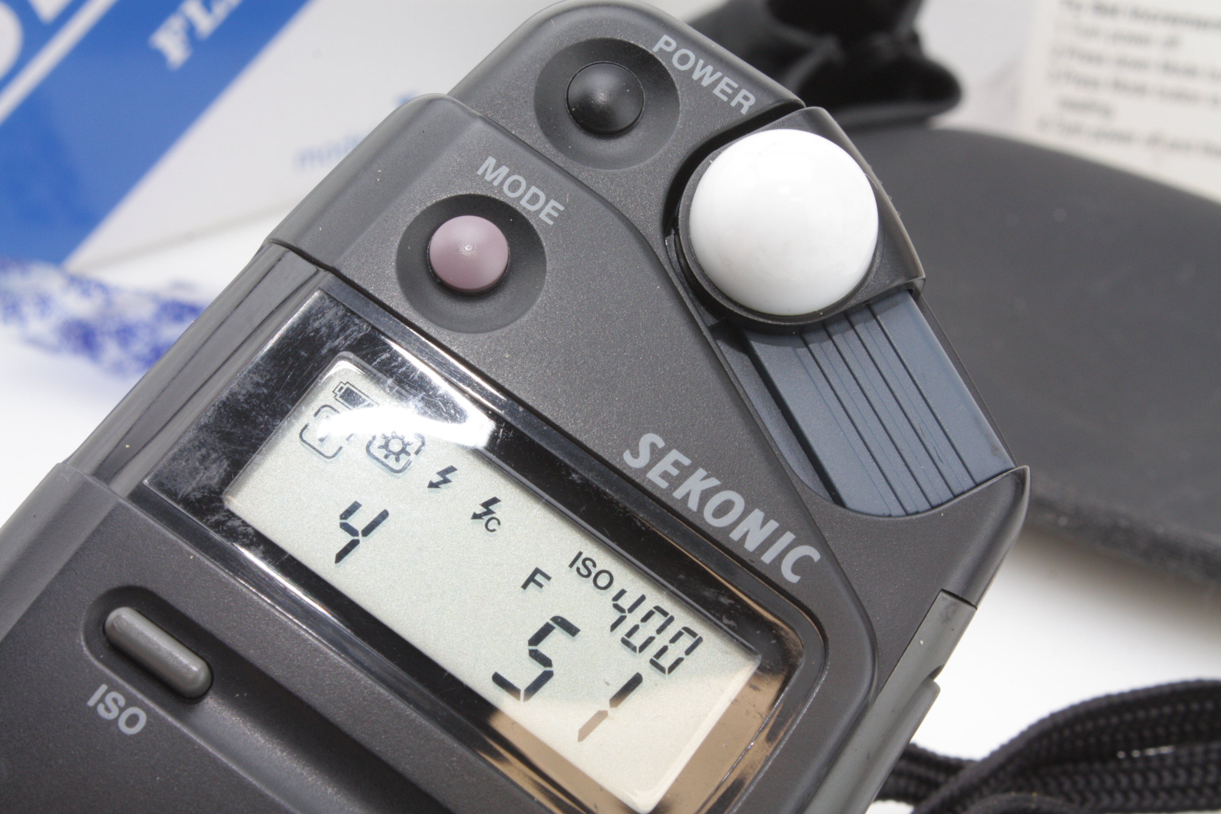 Boxed Sekonic L-308S Flashmate Light Meter, Soft case & Lumidisc - Image 3