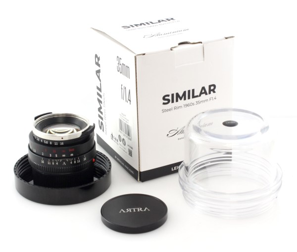 Boxed ArtraLab similar (Steel Rim) 35mm f1.4 Leica M Fit Lens - Excellent Condition