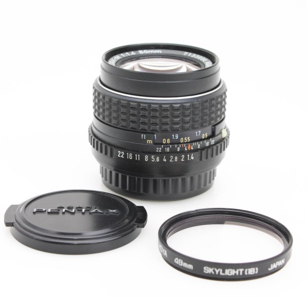 SMC Pentax M 50mm f/1.4 Fast Prime Lens - PK Mount