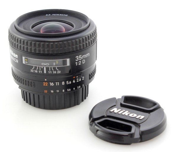 Nikon 35mm f2 AF D Nikkor Wide Angle Prime Lens- F AF Full Frame Mount