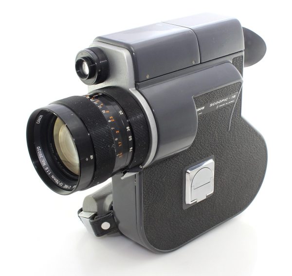 Canon Scoopic 16, Movie Camera, optics cleaned & with a re-celled battery, original hard case