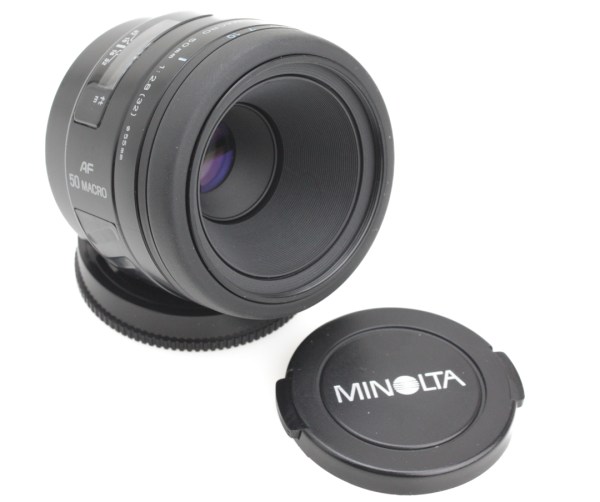 Minolta 50mm f/2.8 Macro (1:1) Prime Lens, with Caps & Case - Minolta / Sony Alpha Mount