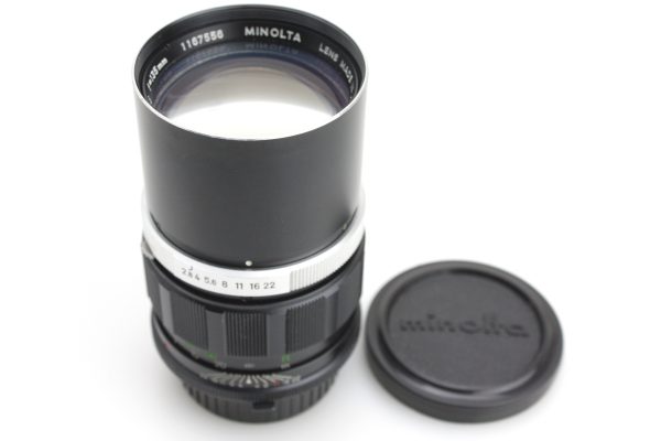 Minolta 135mm f/2.8 MC Rokkor-PF Fast Prime Lens - MD Mount - Excellent
