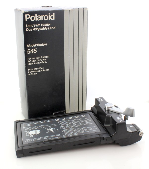 Polaroid model 545 instant Land film holder - Boxed good condition