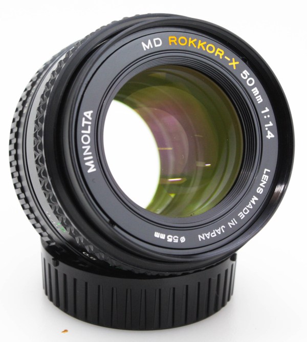 Minolta MD Rokkor -X 50mm f/1.4 Fast Prime Lens - MD Mount - Excellent