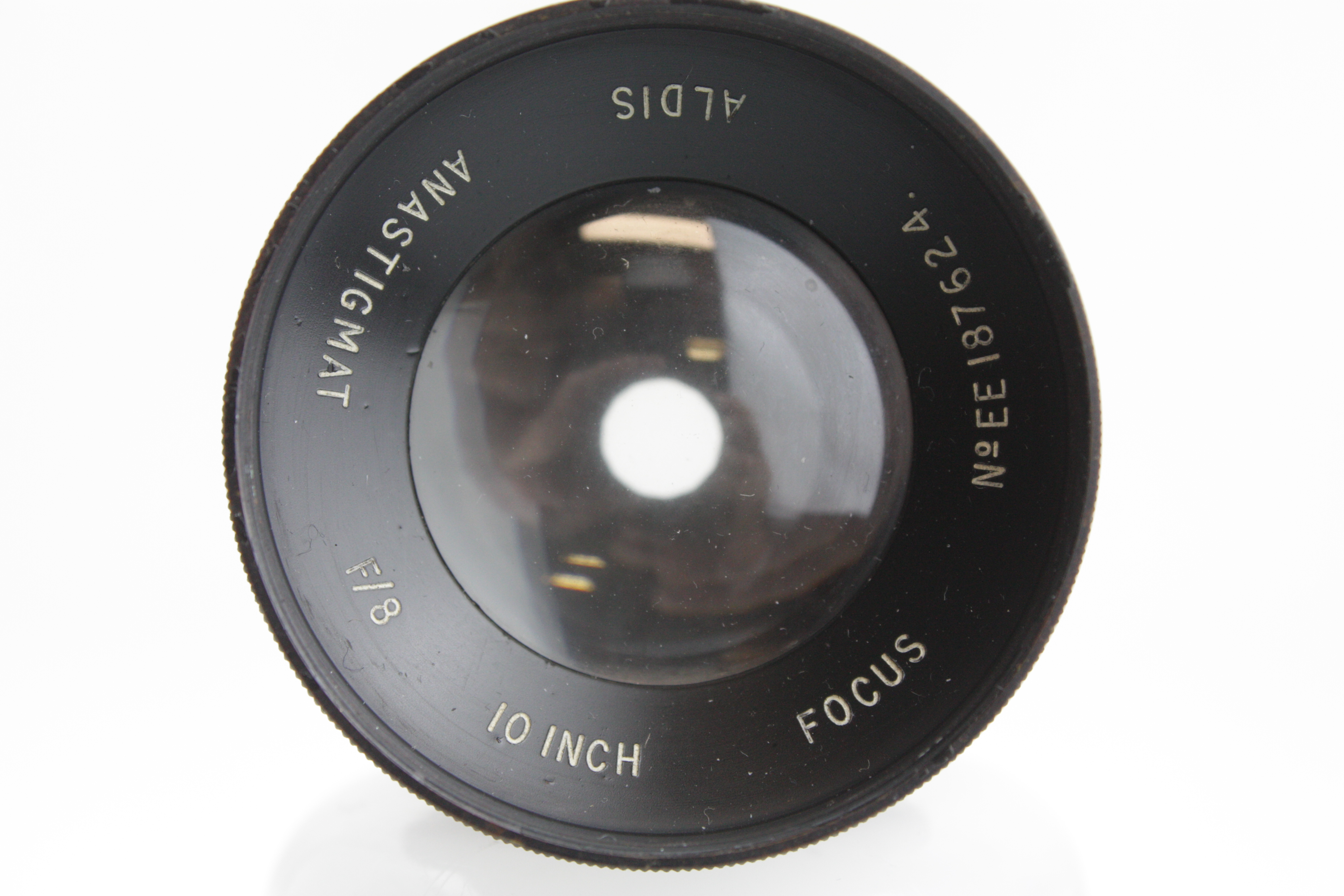 Aldis Anastigmat 10" 250mm f/8 Lens - WWII Broad Arrow - Large Format Camera Lens - Image 3