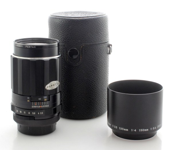 Asahi Opt. Co. (Pentax) 135mm f3.5 Super-Takumar Lens - M42 Screw Mount