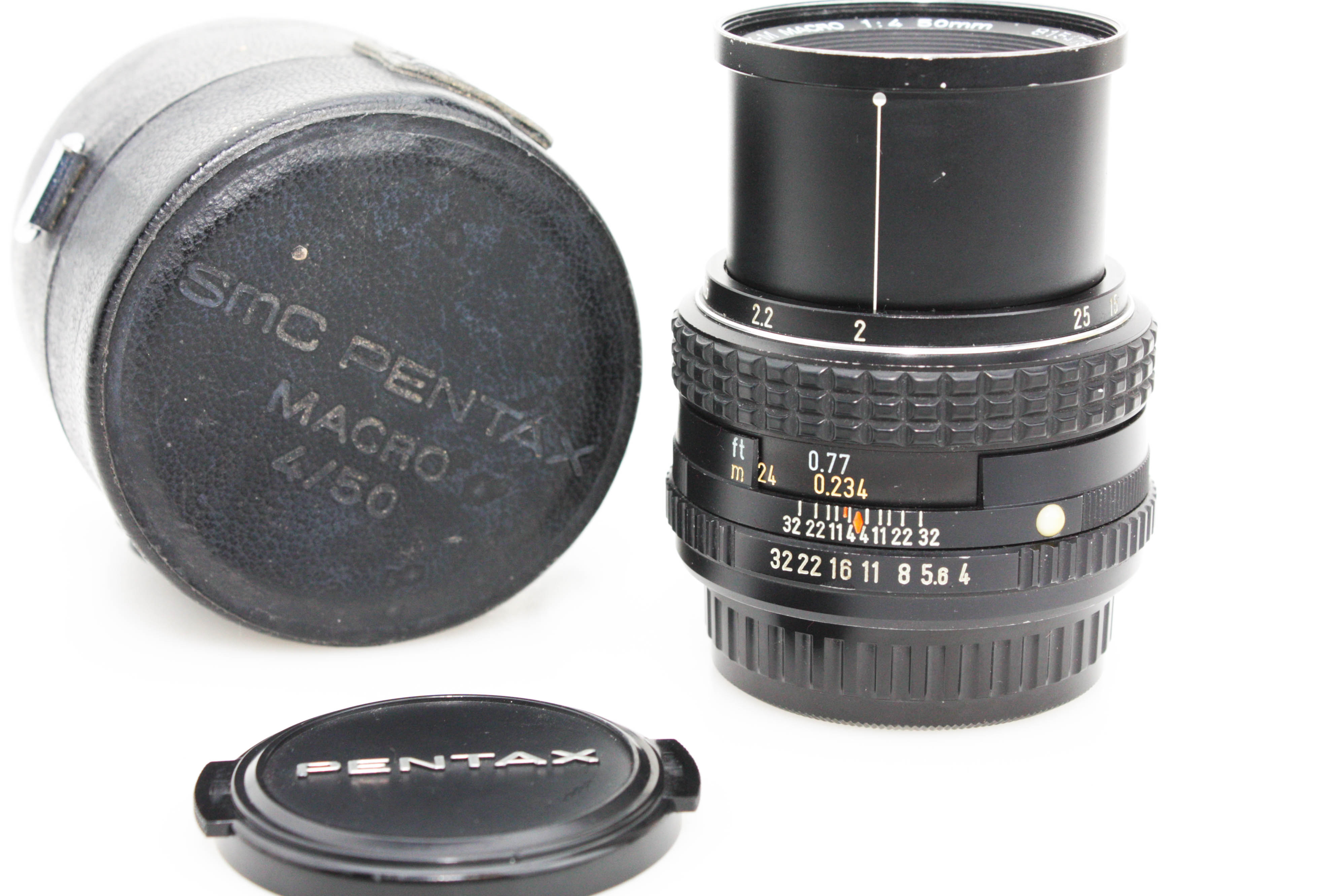 Pentax -M Macro 50mm f/4 Macro Prime Lens For Pentax K + Case