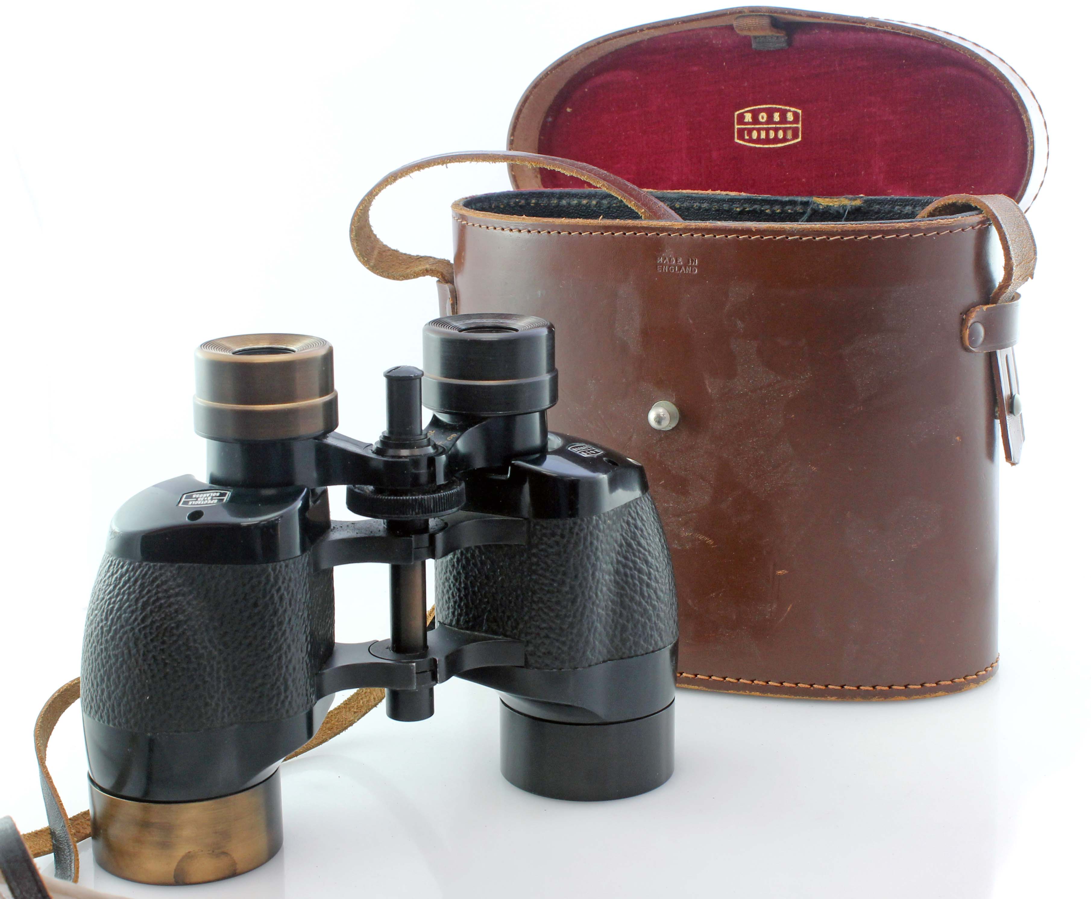 Ross London Spectacle Solaross 8x35 Porro Prism Binoculars with Case & Strap