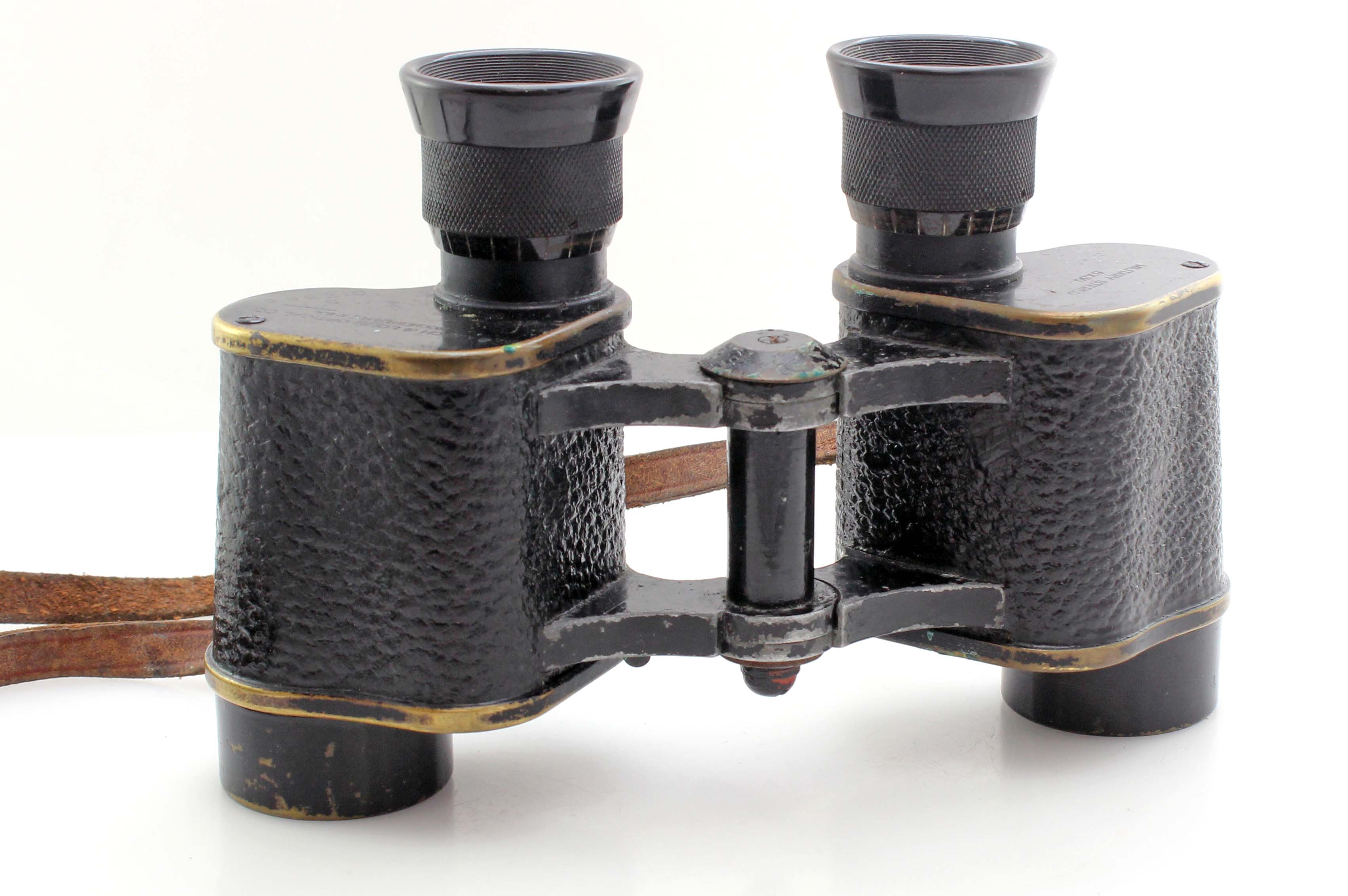 Vintage WWII era BAUSCH & LOMB military Stereo 6x30 Binoculars - Image 5