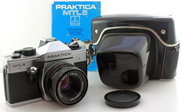Praktica MTL5 35mm Film SLR Camera with Pentacon 50mm f/1.8 Prime Lens