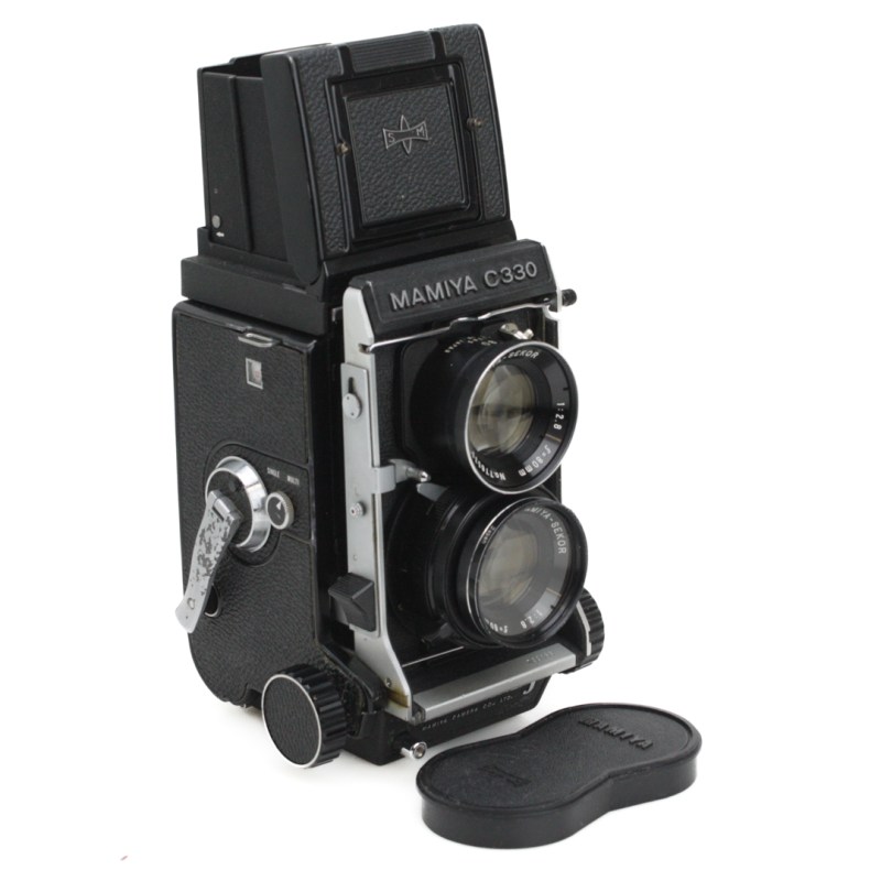 Mamiya C330 Professional F TLR Medium Format Camera W/ Blue Dot
