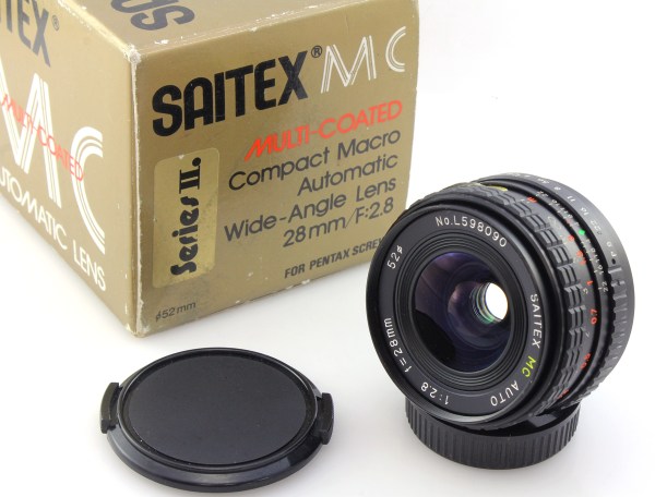 Saitex MC, M42 Mount Vintage Wide Angle Lens in Original Box