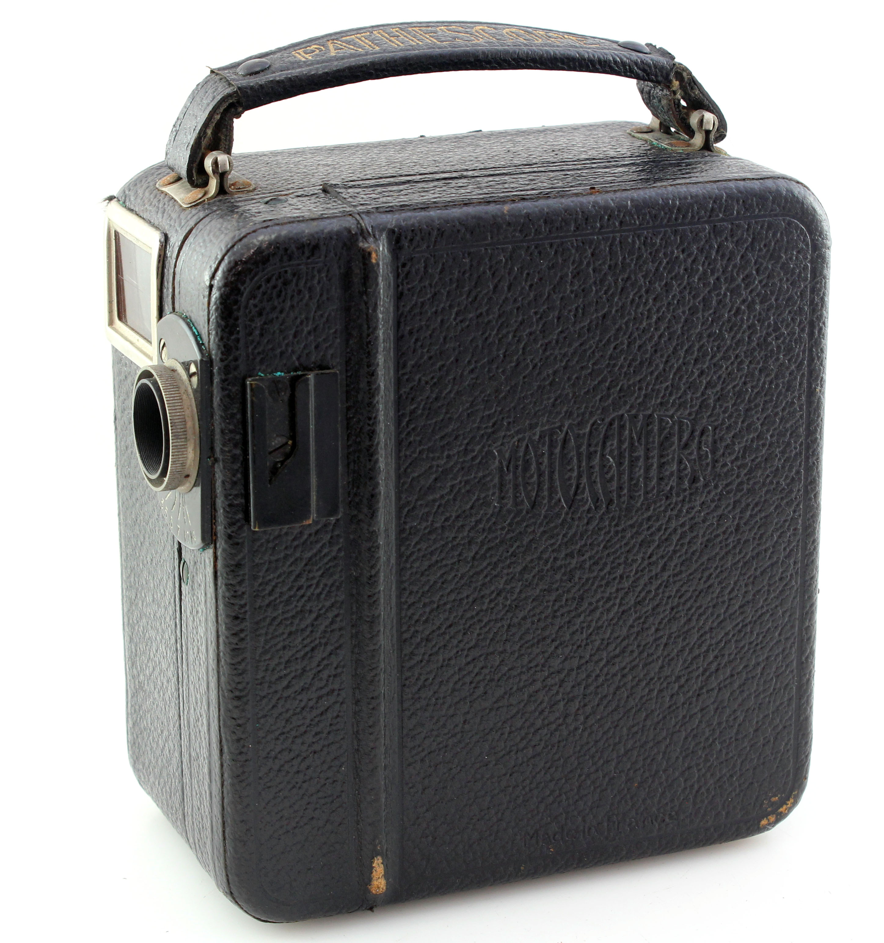 Pathescope Pathex MotoCamera Moto 9.5mm Film Cine Movie Camera w/ case - Image 2