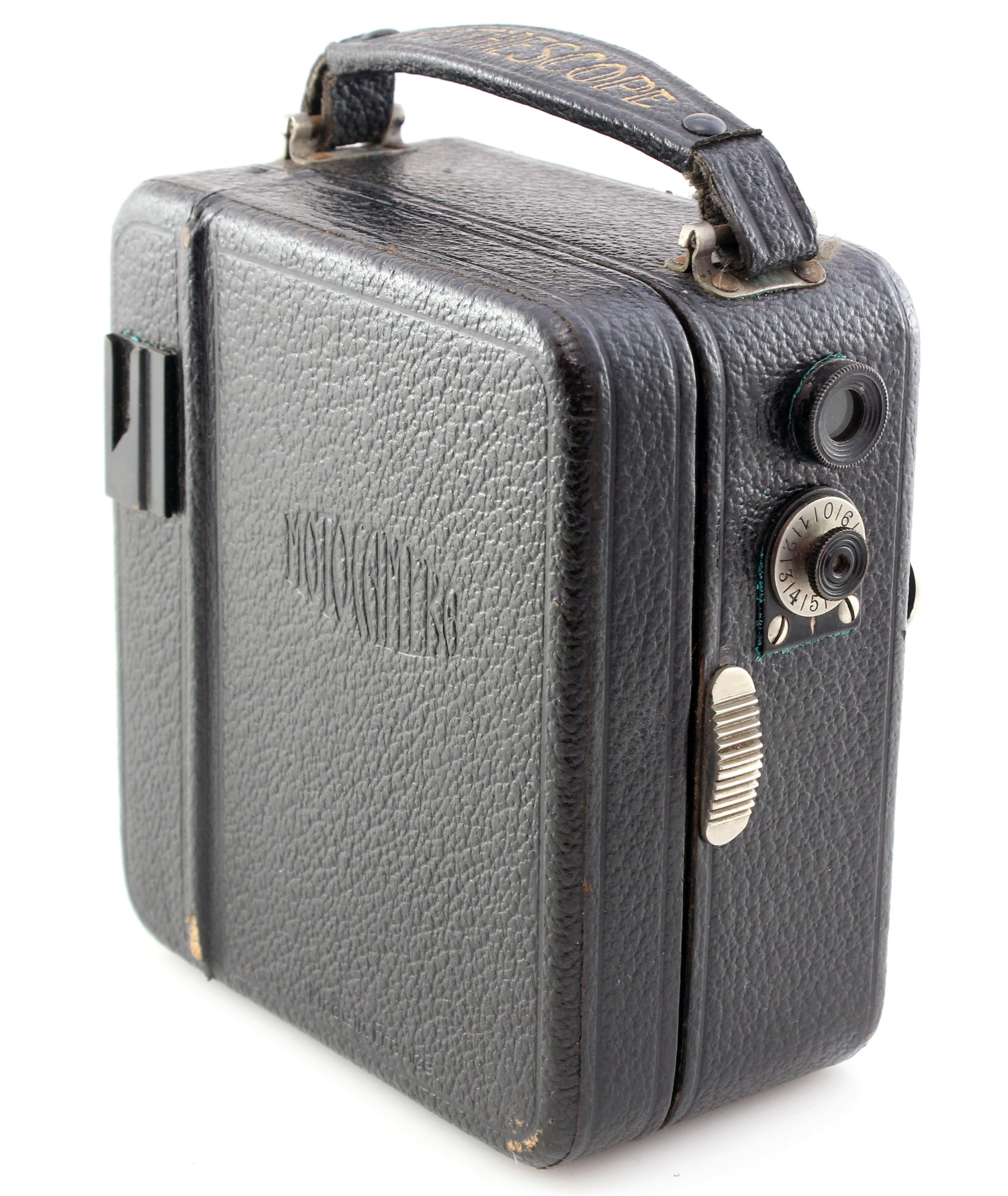 Pathescope Pathex MotoCamera Moto 9.5mm Film Cine Movie Camera w/ case - Image 3