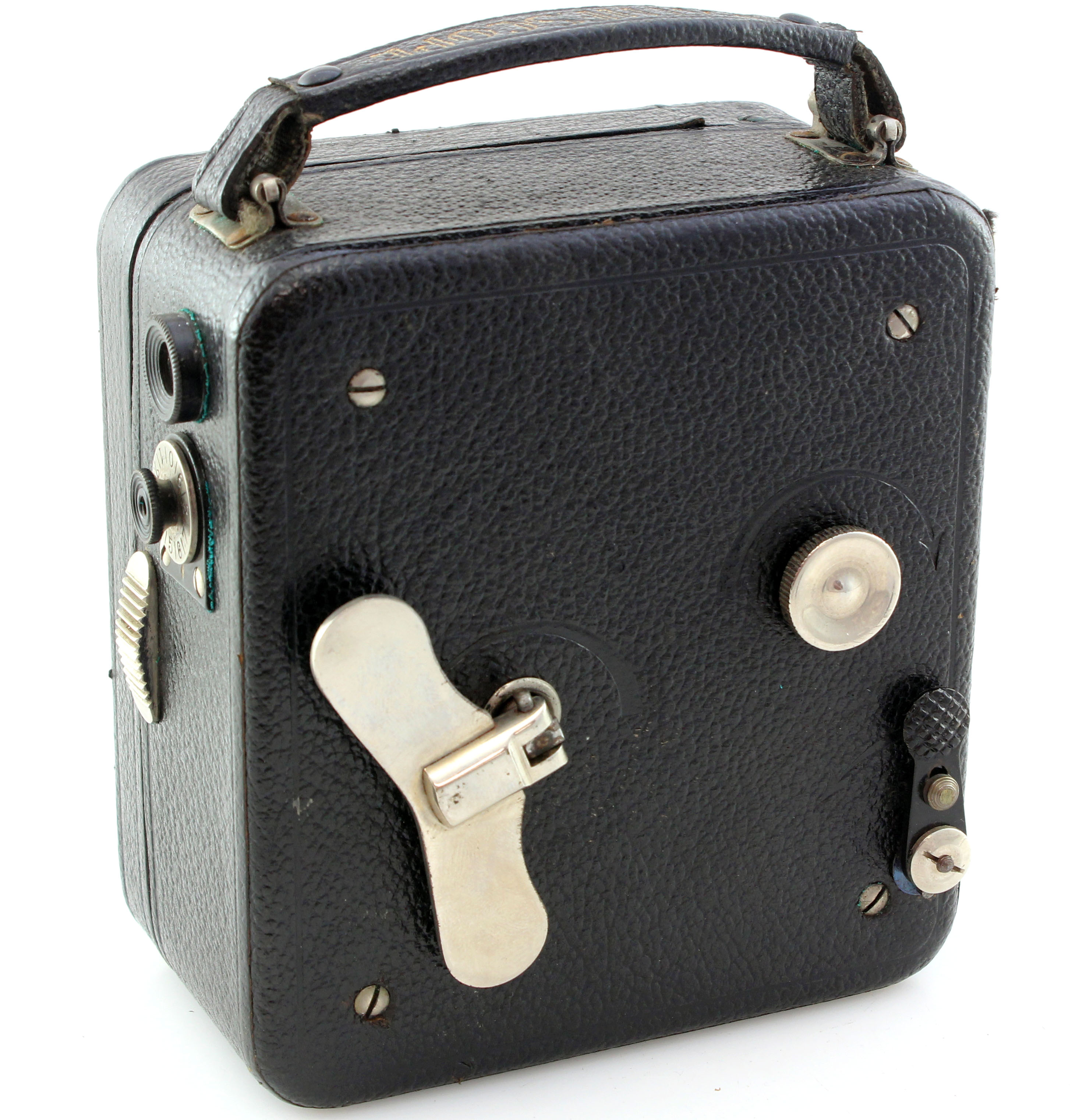 Pathescope Pathex MotoCamera Moto 9.5mm Film Cine Movie Camera w/ case - Image 4