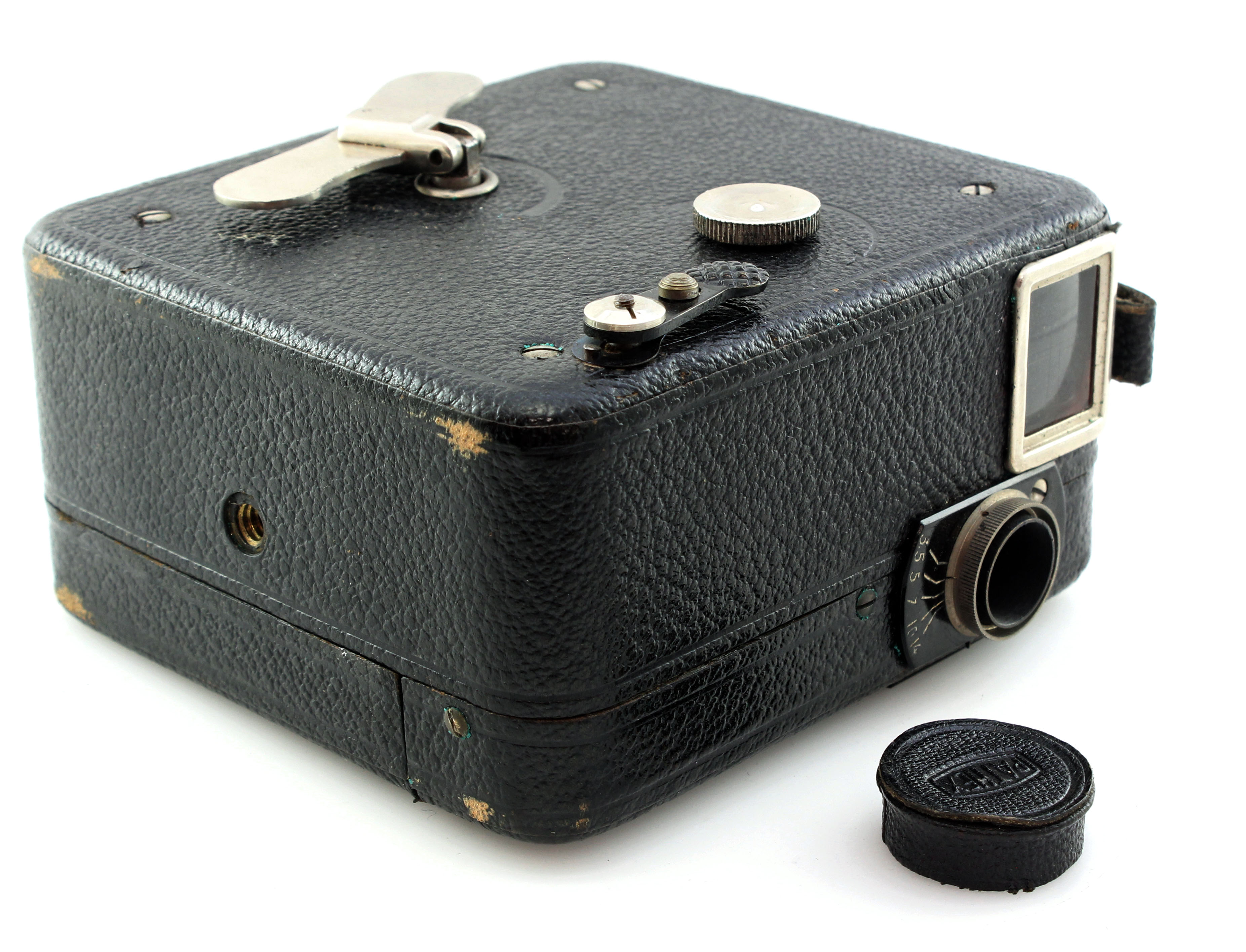 Pathescope Pathex MotoCamera Moto 9.5mm Film Cine Movie Camera w/ case - Image 7