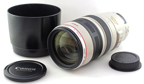 Boxed - Canon EF AF 100-400mm f/4.5-5.6 L series IS Zoom Lens with Hood & case