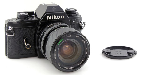Nikon EM 35mm Film SLR Camera , with 28-70mm f3.8-4.8 Zoom Lens