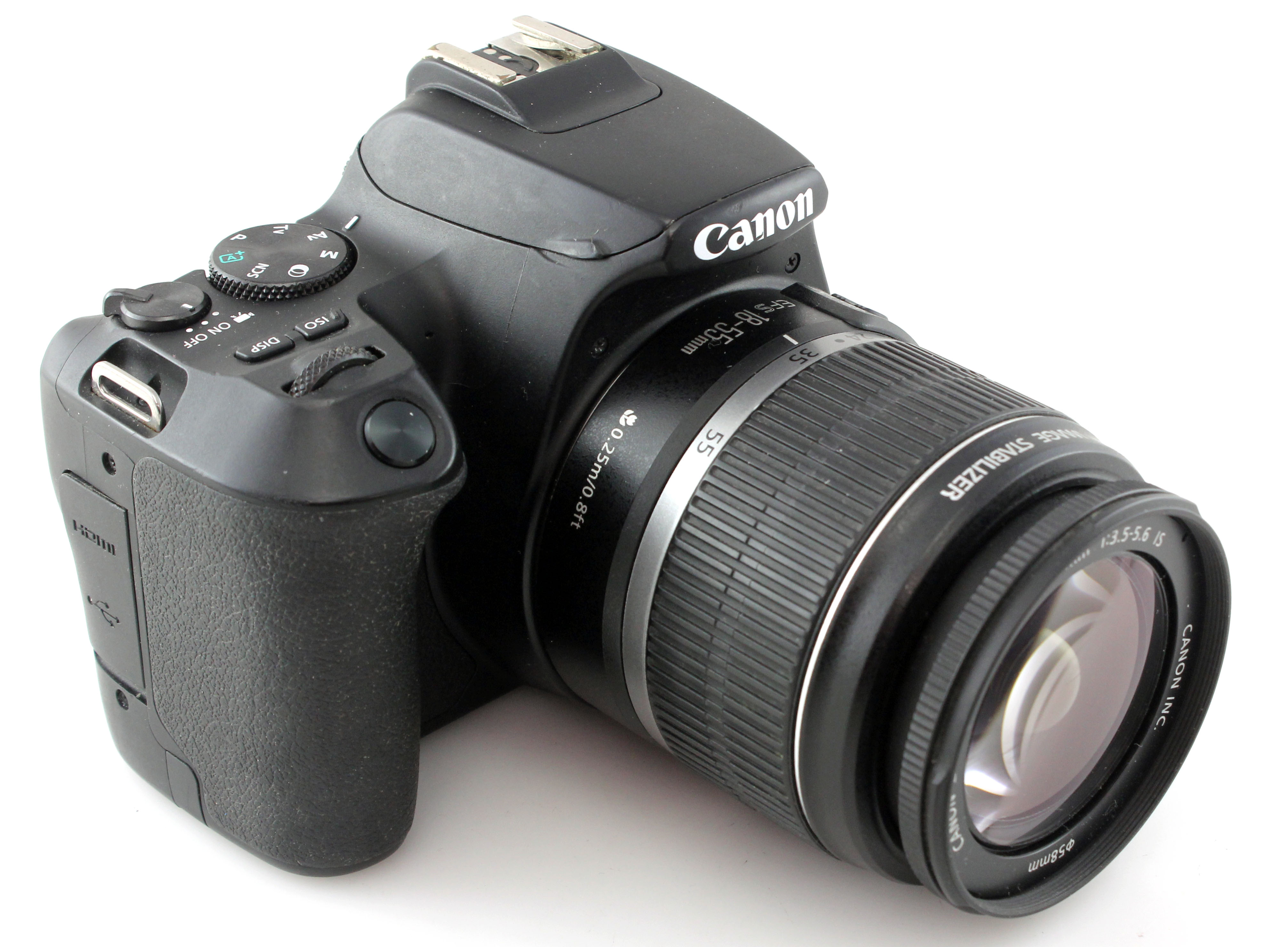 Canon EOS 250D 24.1MP DSLR Camera w/ EF-S 18-55mm f/4-5.6 IS Zoom Lens - Image 2