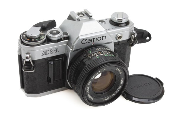 Canon AE-1 AE1 35mm SLR Film Camera & 50mm f1.8 FD Standard Lens