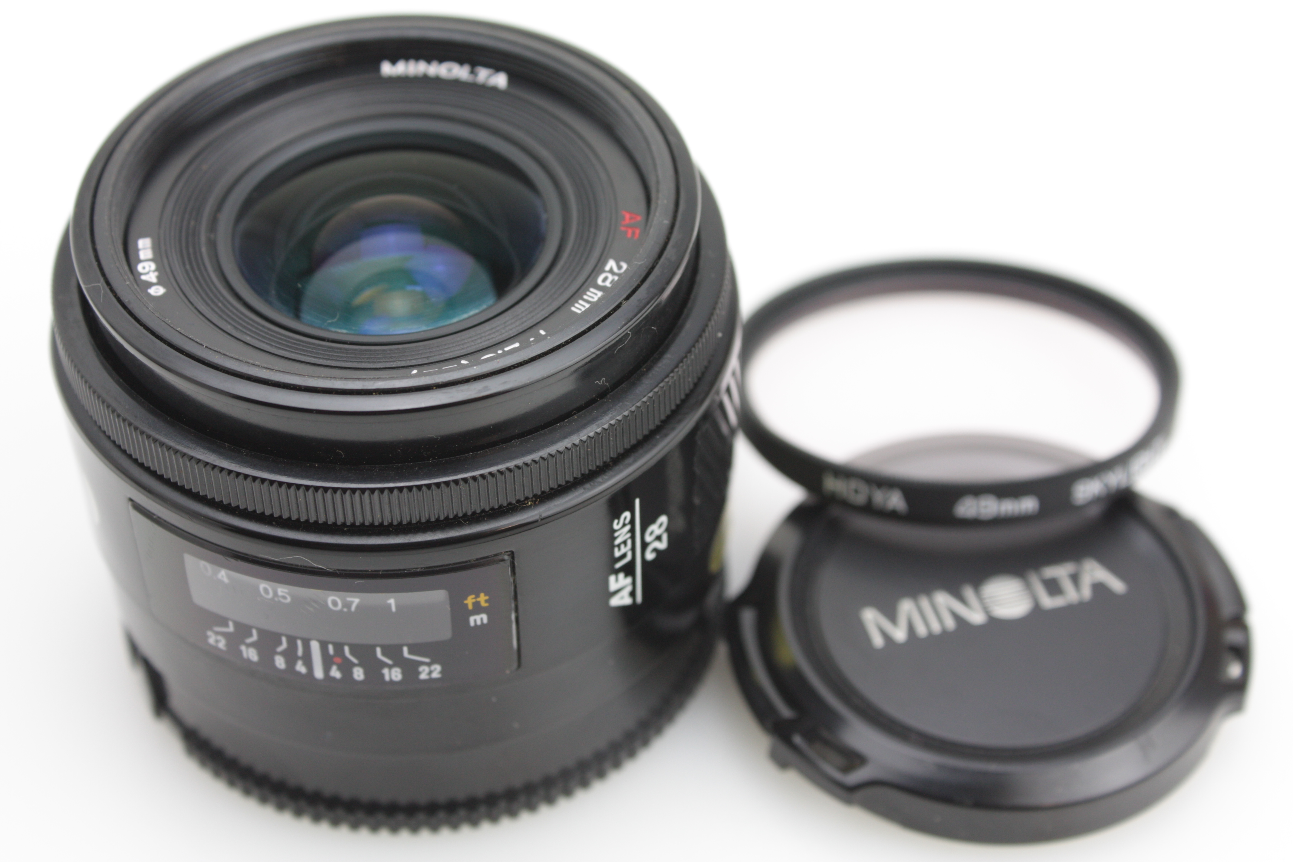 Minolta AF / Sony A Mount (not E) 28mm f/2.8 Wide Angle Lens