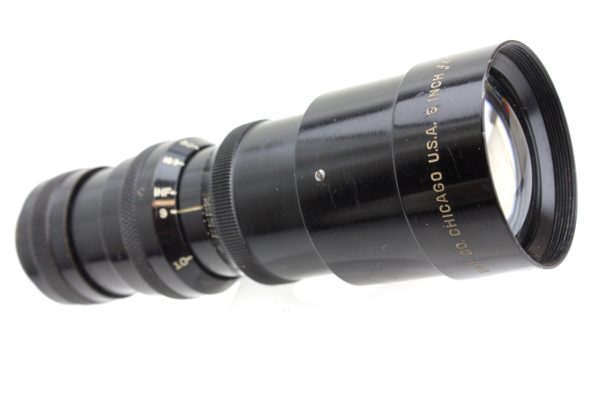 B&H Bell & Howell Chicago 6 inch f/4.5 TELATE Lens C-Mount for 16mm