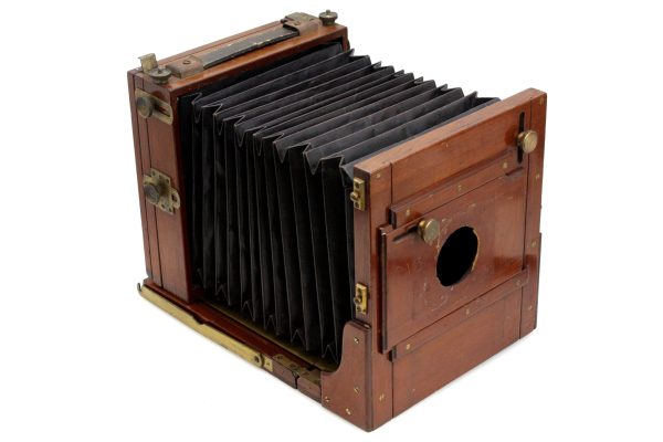 Underwood "Tailboard" (Copy?) ½ Plate Large Format Camera, with Film Holder