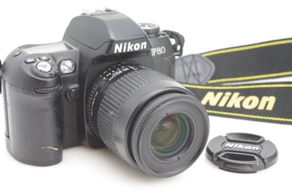 Nikon F80 35mm SLR film Camera (Sticky) & 35-80mm AF Zoom lens