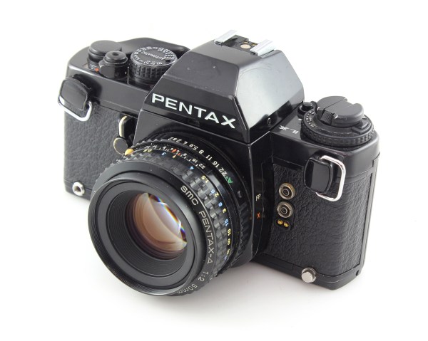 Pentax LX 35mm SLR Film Camera, with 50mm f/2 Lens & FA-1 Eye Level Prism