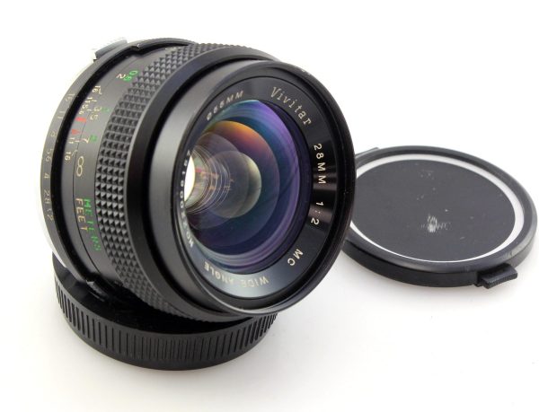 Vivitar 28mm f2, Fast Wide Angle Lens - Olympus OM mount