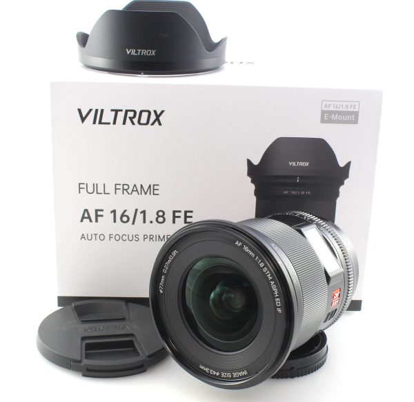 Viltrox 16mm F1.8  DF RBW FE Mount Wide Angle Prime Lens for Sony A7 A9 Etc.