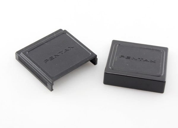 Pentax LX Prism & View Finder Covers - Two pieces, for the prism and camera