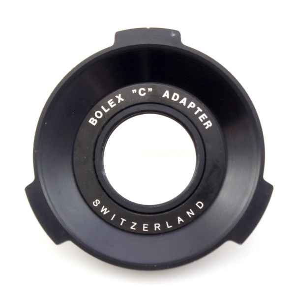 Genuine Bolex C-mount adapter for EBM EL SBM SB 16mm Cameras - Great Condition